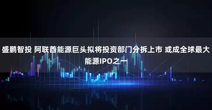 盛鹏智投 阿联酋能源巨头拟将投资部门分拆上市 或成全球最大能源IPO之一